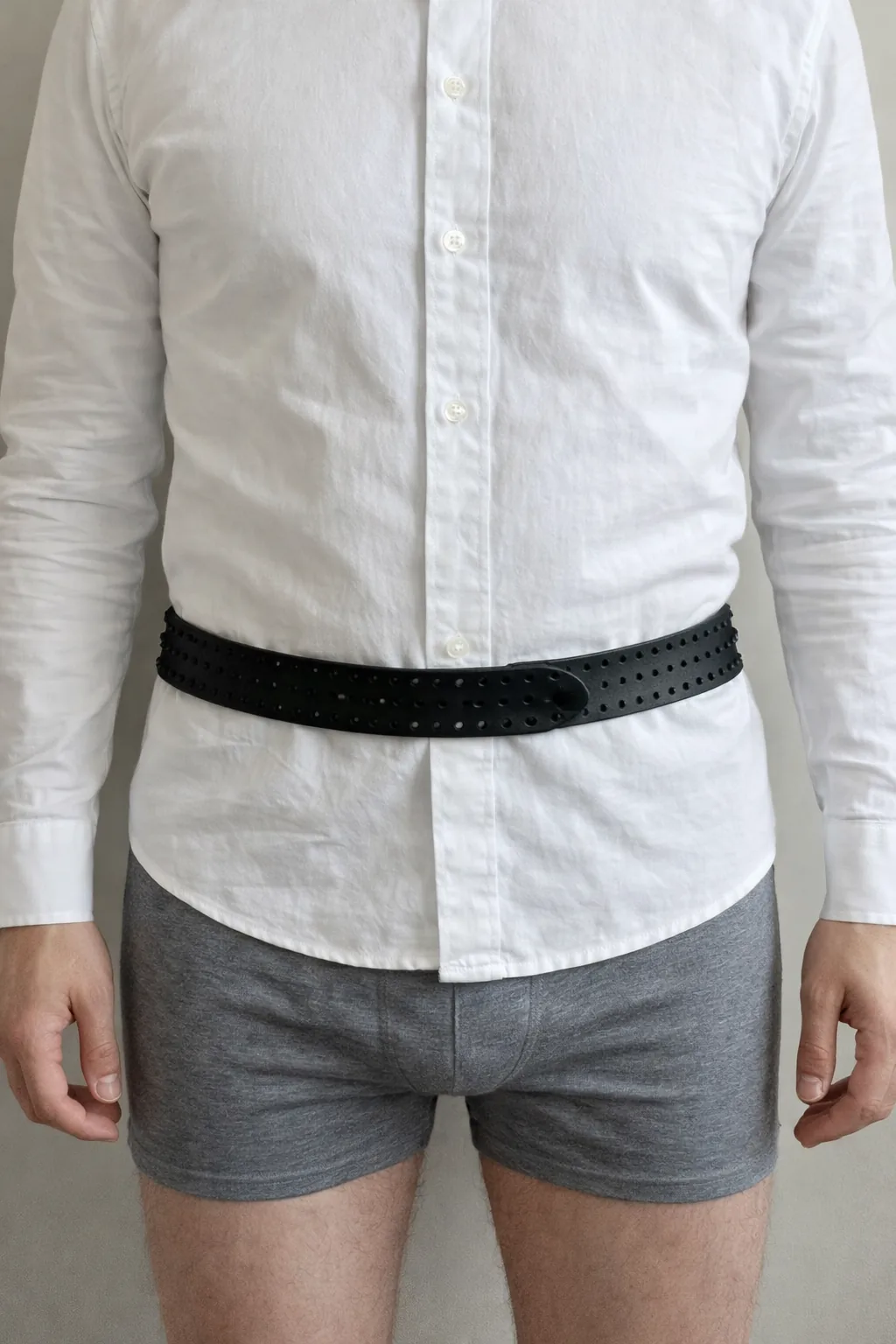 Shirt Tucker on a white dress shirt